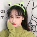 Korean Cute Funny Frog Headband For Women Face Wash Hair Band Hair Accessories WANNA.