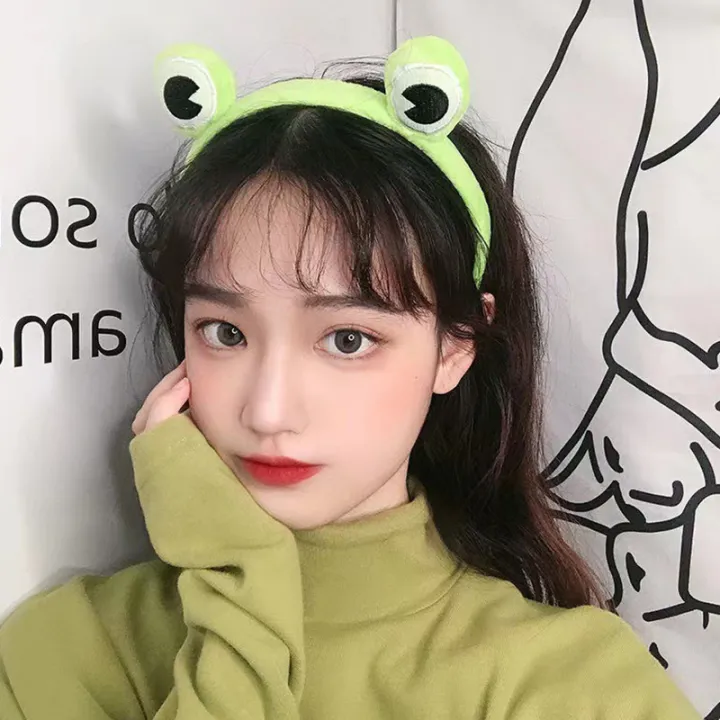 Korean%20Cute%20Funny%20Frog%20Headband%20For%20Women%20Face%20Wash%20Hair%20Band%20Hair%20Accessories%20WANNA%20-%20Image%205