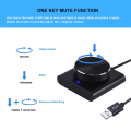 USB Volume Control Lossless PC Computer Speaker Volume Controller Knob Adjuster Digital Control with One Key Mute, Easy to Use Fine Workmanship. 
