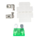 30 Set Fast Blow Glass Tube Fuse-Electrical Panel Mount Car Fuse Holder Kit. 