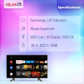 Vikan 32'' 4K Supported Android Smart Television Wi-Fi Hd Led Tv Ram 2 gb Rom 16 gb. 