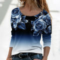 Spring Blouse Print Spring Touch Women Blouse.