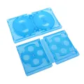 CD Storage Box 10-Piece Pack CD Case Plastic Double-Sided CD Storage Car CD Case Thickened DVD Case, Easy Install Blue. 