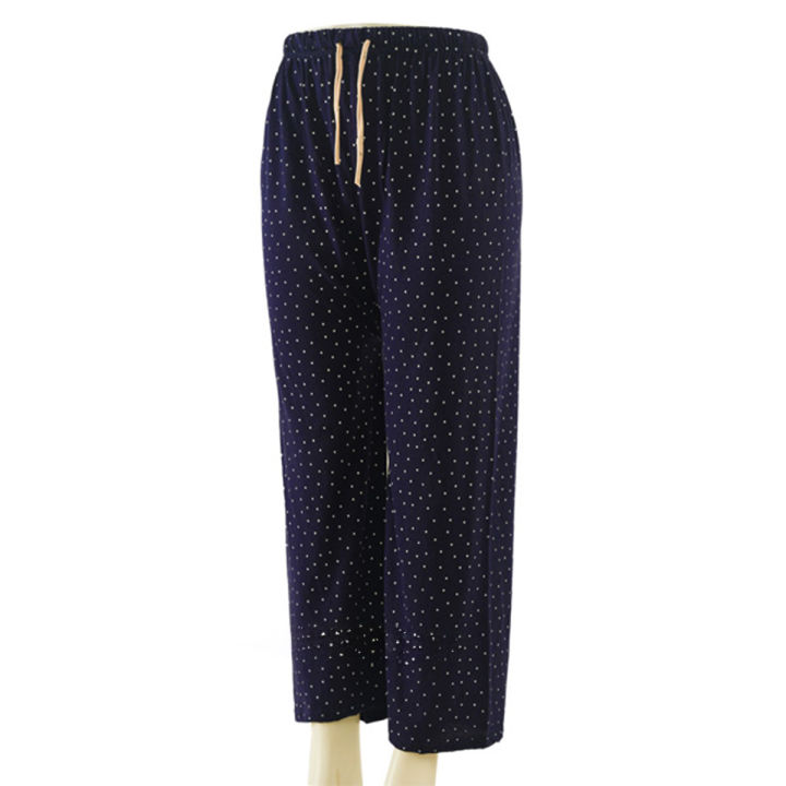 Women's Pajama Pants Casual Soft Cotton Pants Female Striped Loose  Sleepwear Comfortable and Stylish Nightwear