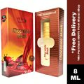 Alif Chocolate Musk Roll On Long Lasting Choco_late Musk Attar for Men Non Alcoholic Perfume (Halal) - 8ml. 
