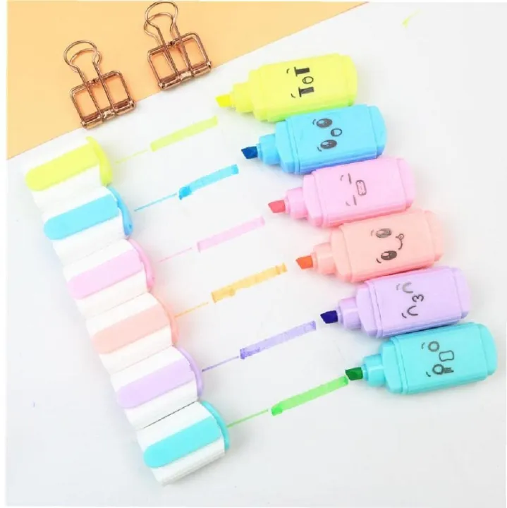 Minnie%20cartoon%20photo%20highlighter%20pen%206%20pieces%201%20box%20-%20Image%202