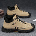 【Emotion HENG】Men's Shoes Autumn Leisure Sports Outdoor Climbing Boots Working Wear Work Welder Wear-Resistant Labor Protection Workwear Martin Boots. 