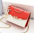 Trendy Chinese PU Leather Women one shoulder sequins Crossbody bags.