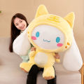 Big Size Sanrio Kawaii Cinnamoroll Dog Plush Toys Pillow Stuffed Animal Comfort Soft Dolls Kids Birthday Gift Cartoon Anime Toy. 