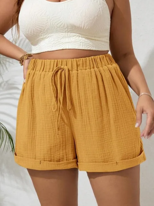 Everyday%20Cotton%20Crepe%20Shorts%20for%20Women%20-%20Image%209
