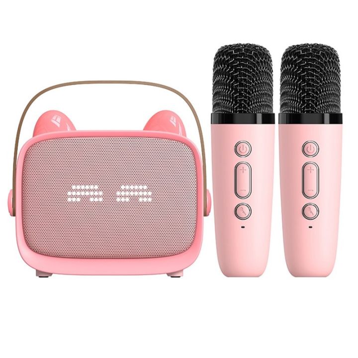 Portable Bluetooth Speaker Mini Wireless Karaoke Machine Toy with 2 ...