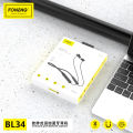 FONENG BL34 WIRELESS BLUETOOTH V5.0 HEADPHONES NECKBAND MAGNETIC EARPHONE.