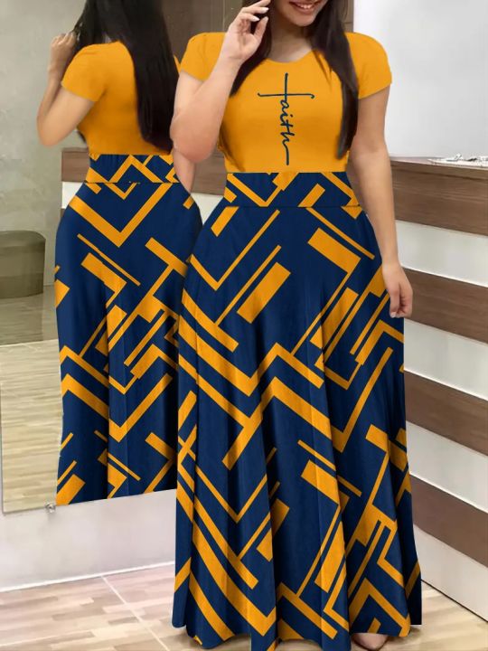 T9042%20Amazon%20AliExpress%202023%20Summer%20New%20European%20and%20American%20Temperament%20Commuter%20Digital%20Printed%20Long%20Dress%20-%20Image%204