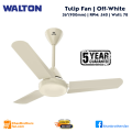 Tulip Ceiling Fan, Size: 36 inch/ 900mm, RPM: 540, Watt: 78, 05 Years Replacement Guaranty, A product of Walton. 