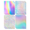 24 Sheets Holographic Cardstock Glitter Rainbow Mirror Paper Thick Cardstock for Crafts Card Making, Decoration. 