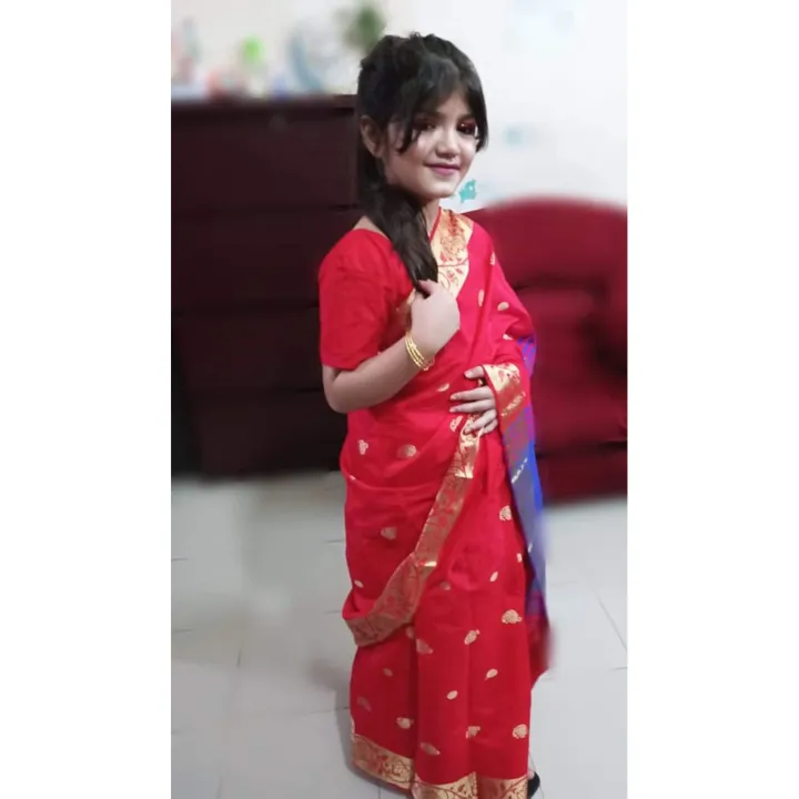 Katan%20Saree%20For%20Baby%20-%20Comfortable%20to%20wear%20-%20Partywear%20-%20Suitable%20for%20Every%20Season%20-%20Image%205