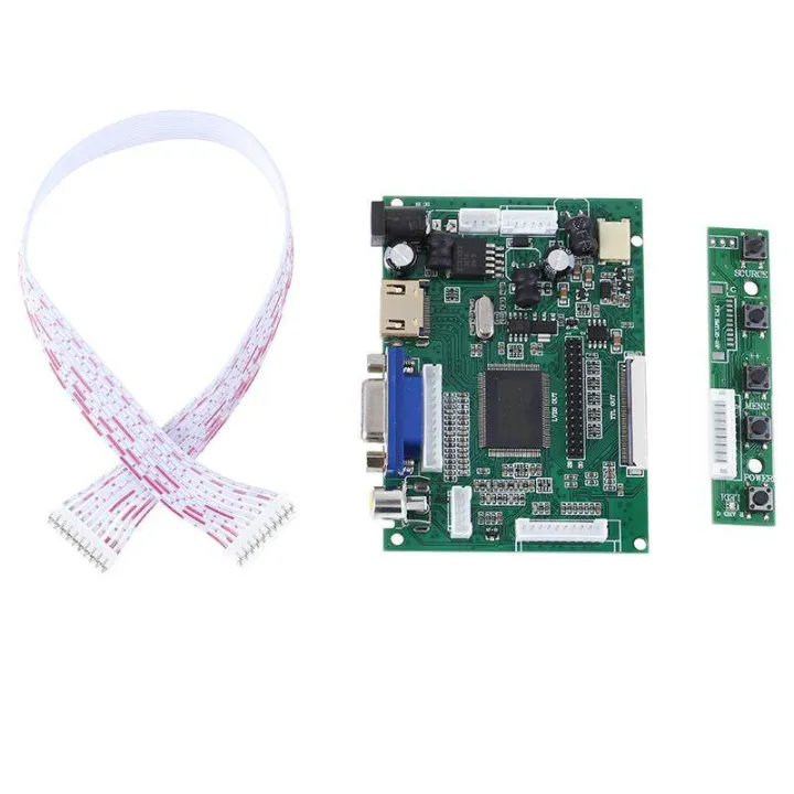 HDMI VGA 2AV LVDS LCD Display Controller Board Pi Kit for LCD Monitor