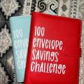 10 Colors Memo Pad 100 Envelope Challenge Binder Beautifully PU Easy savings challenges binder Fun way to save with Memo Pad binder for Money budget organizer Emergency fund.