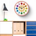 Teaching Clocks For Kids Teaching Child Wall Clock Time Learning Aids Decorative Wall Clocks For Children's Room Study Room KankongAgu. 