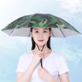Portable Umbrella Hat Head Wearing Sunshade Rain Gear Outdoor Folding Umbrella Fishing Camping Beach Head Hats Windproof New. 