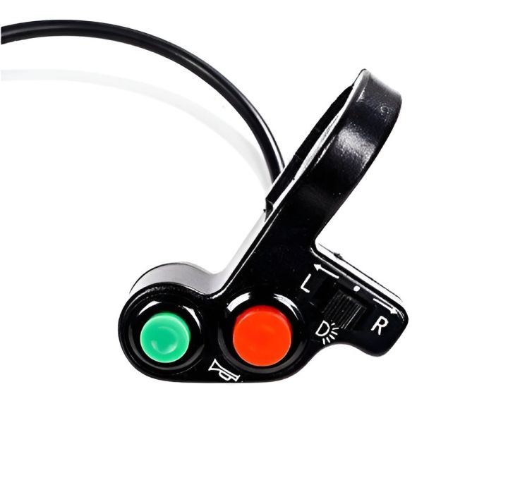 7/8 Inch Motorcycle Scooter Dirt Atv Quad Switch Horn Turn Signals On/Off Horn Light Handlebar Bike Motorcycle Scooter Switch - Bike Accessories