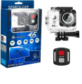 Waterproof Sports Action Camera 4K 16 MP Ultra HD WiFi - Wide-angle lens for immersive shots - Capture stunning 4K Ultra HD. 