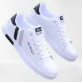 Sneakers Shoes For Men Summer Casual Lace Up Classic Fashion Sneakers Lightweight Comfort Shoes Soft Rubber Sole Plain Design
White.