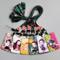 【Aesth Diary Store】（NEW）Anime Demon Slayer: Kimetsu Yaiba Kamado Tanjirou Nezuko Credit Card ID Holder Bag Student Business Card Cover. 
