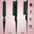 10pcs Hair Styling Comb Set Teasing Hair Brush Triple Teasing Comb Rat Tail Combs Edge Brush Hair Tail Tools Braid Tool Loop. 