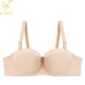 BINNYS D Cup Women's Bras 38d Strapless Female Lingerie Plus Size Big Cup Ladies Large Size Underwear. 
