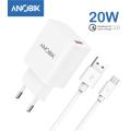 ANOBIK SmartCharge Turbo 20W Fast Charger (Micro USB). 