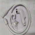 Push Shower Set- Commode Shower Set -Push Button Shower -set Bathroom Sprayer set White.