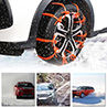 10Pcs 92cm Snow Rain Mud Car Automobiles Wheel Tyre Nylon Anti-skid Chains Belt. 