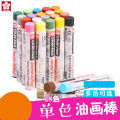 Oil Pastel Monochrome Package White Pastel 12pcs 1 box Oil watercolor crayons. 
