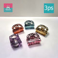 Colorful Tiger Hair Claw Clips Set for Girls -Set of 3Ps- 4Ps- 6PS. 