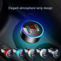 【FUPANG】3.1A USB car charger with LED display phone chargers.