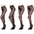 Fashion Women Lace Mesh High Waist Stockings Pantyhose Long Socks. 