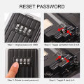 Migeet Key Safe Box with Dustproof Cover No Need to Install 4-Digit Combination Password Outdoor Key Storage Box Key Padlock Case Resettable Code Key Holder.