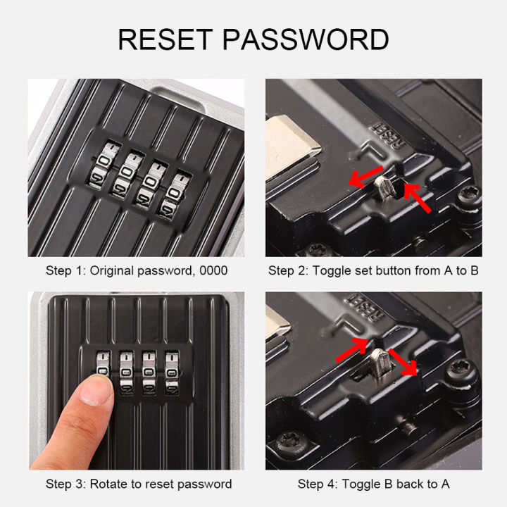 Migeet%20Key%20Safe%20Box%20with%20Dustproof%20Cover%20No%20Need%20to%20Install%204-Digit%20Combination%20Password%20Outdoor%20Key%20Storage%20Box%20Key%20Padlock%20Case%20Resettable%20Code%20Key%20Holder%20-%20Image%204