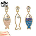 3Pcs/Set Bohemian Hollow Fish Rhinestone Charm Stud Earrings Women Jewelry Gift. 