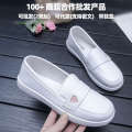 Nurse for women with soft soles, white breathable medical work that are not tiring, comfortable and non slip, flat bottomed, all season single shoes.