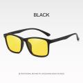 Square Polarized Sunglasses Lens Vintage Eyewear Accessories Black Grey Sun Glasses For Men/WomenBrand Unisex Retro TR90. 