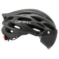 Cairbull Helmet Ultralight Off-road Mountain Bike Cycling Helmet with Removable Visor Taillight. 