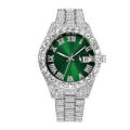 (New) men watches top luxury men's watch fashion Diamond stainless calendar mens clock auto quartz male Watch. 