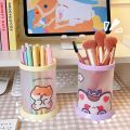 Pen Holder Organizer Storage Container for Desk Organizing Cosmetics Stationery.