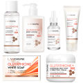 Original Lanthome Glutathione Whitening Soap For Face Skin Brightening Body Reduce Wrinkle Freckle Dark Spot Remover Cleansing.