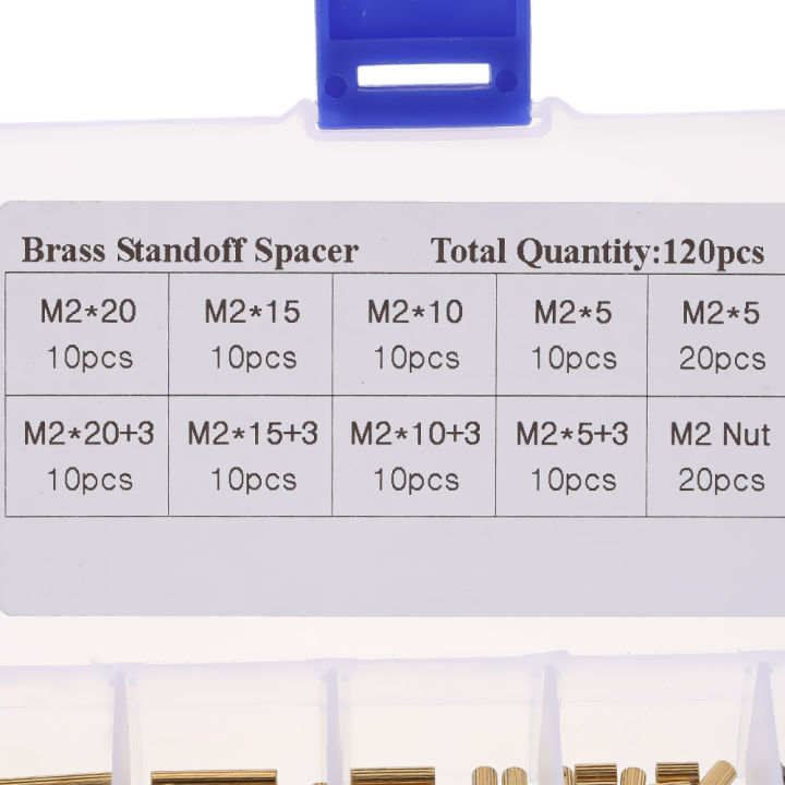 KOGEEK%20Spacing%20M3/M2%20Screw%20Cylindrical%20Brass%20Threaded%20Pillar%20PCB%20Hex%20Standoff%20Spacer%20Male%20to%20Female%20DIY%20Set%20Stainless%20Steel%20Nut%20Assortment%20Mounting%20Hardware%20Kit%20-%20Image%205