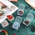 6 Pieces Mini Plastic Clear Storage Box for Collecting Small Items, Beads, Jewelry, Business Cards. 