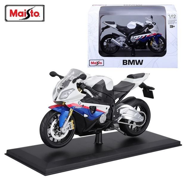 Maisto 1/12 BMW S1000RR Motorcycle Model Alloy Diecast Toy Collection  Hobbies SUZUKI GSX R1000R Honda Off Road Autocycle Cars