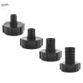 IBC Tote Tank Adapter Coarse Thread Water Tank Connector Fitting Black 20mm. 